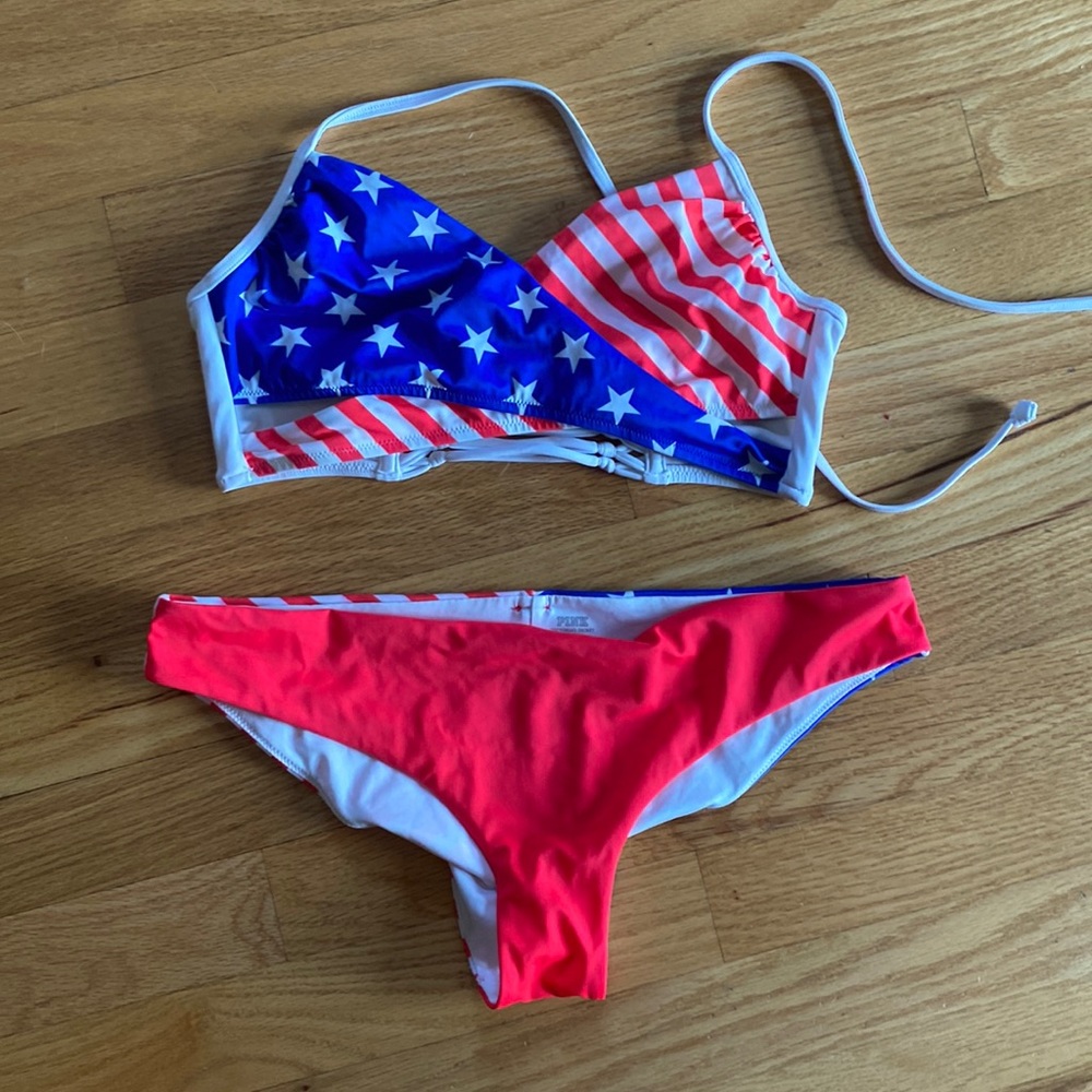 American Victoria Secret Pink swim suit bikini medium